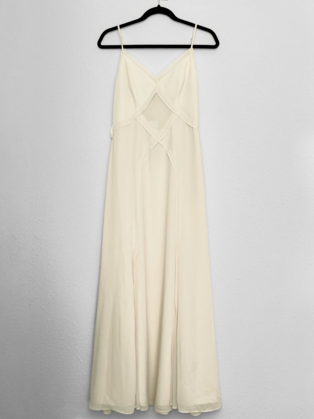 RARE Ever New Melbourne Floria Crisscross Midi Dress Womens 4 Buttercream NWT - Picture 10 of 16